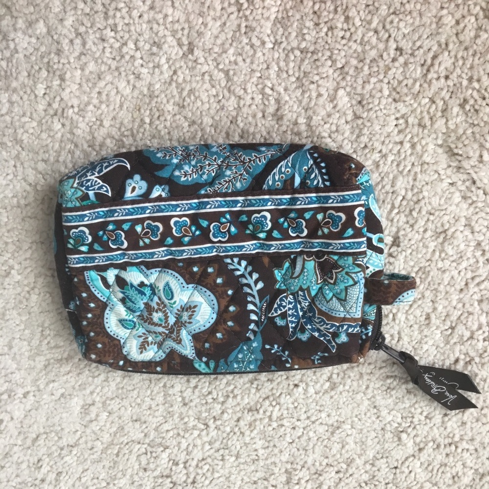 Vera Bradley Java Blue cosmetic bag small
